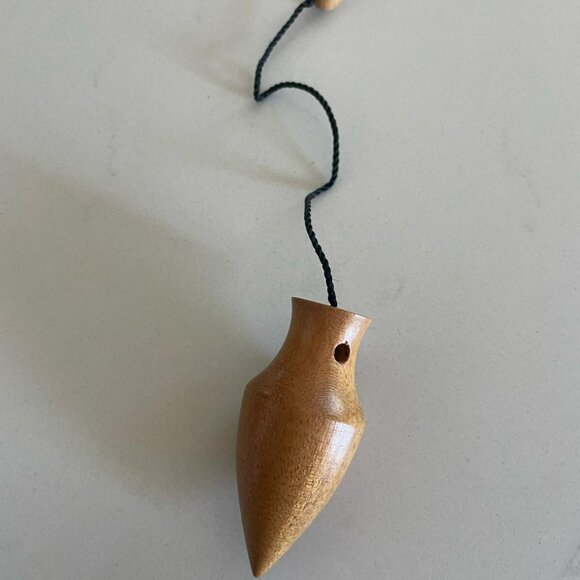 Beautiful Wood Pendulum - Handmade in Bali - Picture 2 of 3